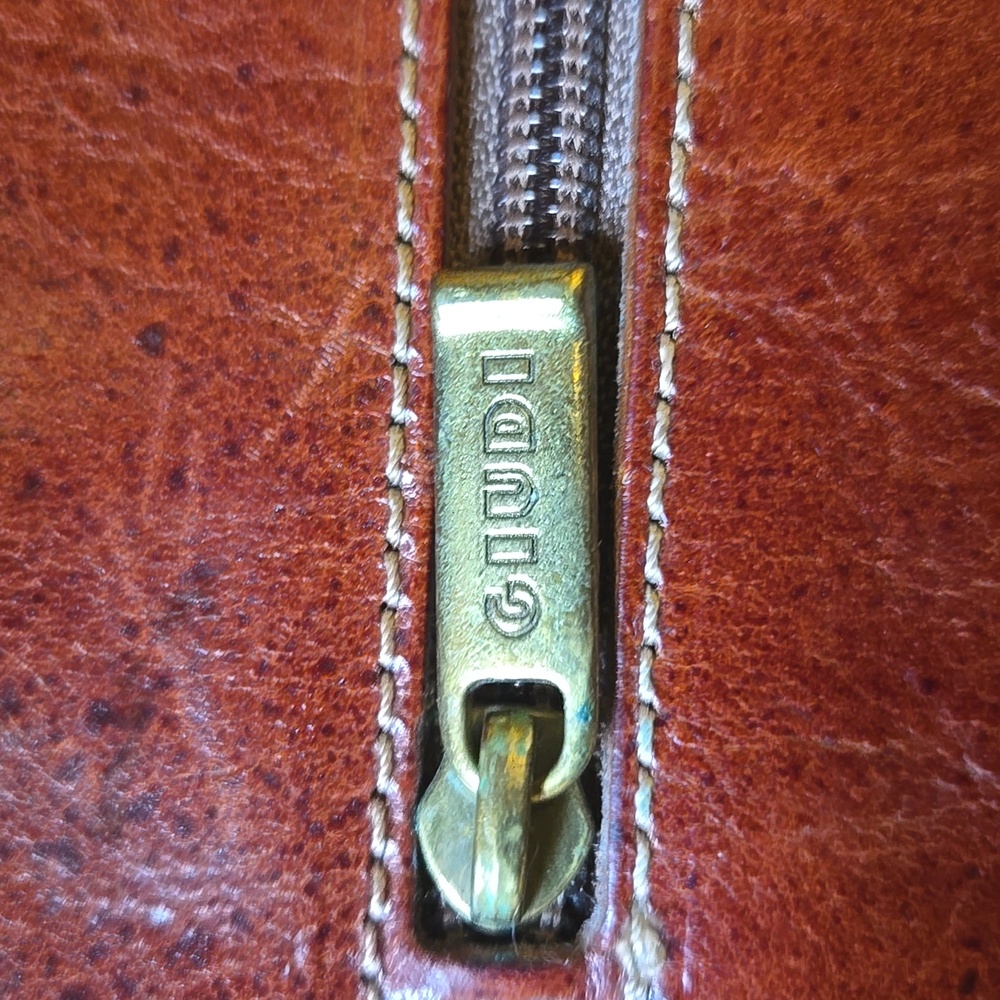 EUC Giudi Brown Leather Purse Made in Italy - Picture 7 of 10